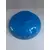 Foto de um(a) Centro de mesa em opalina azul clara, da categoria de Centro de mesa. Centro de mesa em opalina azul com borda rendada e decoração floral pintada à mão em dourado e branco. Formato arredondado... Mostrado de uma perspectiva diferente. Vendido no marketplace Trésors.