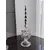 Foto de um(a) Par de castiçais - BACCARAT séc XIX, da categoria de Castiçais. Par de castiçais franceses, séc. XIX, Baccarat, translúcido, base com borda em perolados, copo para vela com gotas e... Mostrado de uma perspectiva diferente. Vendido no marketplace Trésors.