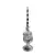 Foto de um(a) Par de castiçais - BACCARAT séc XIX, da categoria de Castiçais. Par de castiçais franceses, séc. XIX, Baccarat, translúcido, base com borda em perolados, copo para vela com gotas e... Vendido no marketplace Trésors.