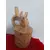 Foto de um(a) Cerâmica da cultura pré-inca, da categoria de Outros colecionáveis. Vaso cerâmico usado como recipiente para líquidos, cultura Mochica, século II d.C., costa norte do Peru, representando um... Mostrado de uma perspectiva diferente. Vendido no marketplace Trésors.