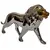 Foto de um(a) Grande escultura decorativo de leão, da categoria de Escultura. Grande escultura decorativo de leão em material rígido em tons dourado e fumê. Medidas 20,5 cm alt. X 33 cm compr. Vendido no marketplace Trésors.