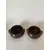 Foto de um(a) Dupla de bowls em cerâmica, da categoria de Garrafas, potes e jarros. Dupla de bowls em cerâmica, marrom. Mede: 15cm diâmetro x 8cm altura. Vendido no marketplace Trésors.