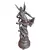 Foto de um(a) Antiga Luminária Escultura Petit Bronze Estilo Art Nouveau - Tulipa em Vidro Acetinado, da categoria de Escultura. Elegância e Arte em uma Peça Única Apresentamos esta magnífica luminária escultura confeccionada em petit bronze, uma peça... Mostrado de uma perspectiva diferente. Vendido no marketplace Trésors.