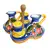 Foto de um(a) Galheteiro de Cerâmica Artesanal 5 Peças, da categoria de Saleiros e pimenteiros. Adicione charme e cor à sua mesa com este lindo galheteiro em cerâmica pintada à mão. Com um design orgânico e cores... Vendido no marketplace Trésors.