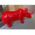 Foto de um(a) Belo Rinoceronte vermelho em resina, da categoria de Modelos e estatuetas. Escultura decorativa em resina, representando um rinoceronte, uma peça de design contemporâneo que se destaca pelo impacto... Mostrado de uma perspectiva diferente. Vendido no marketplace Trésors.