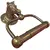 Foto de um(a) Antigo Suporte de Papel Higiênico em Bronze Maciço – Cabeça de Cavalo, da categoria de Suportes decorativos. Apresentamos um item de decoração funcional e cheio de personalidade: um suporte para papel higiênico confeccionado... Mostrado de uma perspectiva diferente. Vendido no marketplace Trésors.