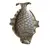Foto de um(a) Cinzeiro Decorativo Peixe em Bronze, da categoria de Cinzeiros. Lindo cinzeiro vintage em formato de peixe, confeccionado em metal maciço bronze com pátina original do tempo. Mostrado de uma perspectiva diferente. Vendido no marketplace Trésors.