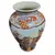 Foto de um(a) Vaso Decorativo Satsuma – Cerâmica Policromada com Detalhes em Relevo e Dourado, da categoria de Vasos. Encante-se com este elegante vaso decorativo que evoca a tradicional estética Satsuma. A peça apresenta um fundo em tom... Mostrado de uma perspectiva diferente. Vendido no marketplace Trésors.