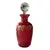 Foto de um(a) Antigo Perfumeiro De Coleção Em Vidro Veneziano Vermelho, da categoria de Garrafas, potes e jarros. Antigo perfumeiro de coleção em vidro veneziano pintado à mão. Uma beleza do início do século XX.Altura 9cm. Vendido no marketplace Trésors.