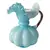 Foto de um(a) Antigo Vaso Jarra Decorativa Em Opalina Francesa Azul, da categoria de Jarros. Antiga jarra vaso em opalina francesa azul com a borda ondulada. Peça muito linda e versátil na decoração. Em perfeito... Vendido no marketplace Trésors.