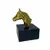 Foto de um(a) Antiga Escultura Dourada Busto Cavalo Bronze Art Deco, da categoria de Escultura. Antiga escultura artística representando busto de cavalo em bronze polido, base em bloco maciço de mármore italiano. Período... Mostrado de uma perspectiva diferente. Vendido no marketplace Trésors.
