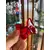 Foto de um(a) Antiga Pequena Escultura Borboleta Cristal Francês Vermelho, da categoria de Escultura. ~ Made in France ~ Antiga escultura de borboleta em cristal francês vermelho rubi. Linda peça para decorar e colecionar.... Mostrado de uma perspectiva diferente. Vendido no marketplace Trésors.