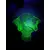 Foto de um(a) Antigo Raro Vaso Art Deco Vidro Satiné Uralina Uranium Glass, da categoria de Vasos. ~ Uranium Glass ~Peças que contém óxido de urânio em sua composição ficam com um lindo tom de verde fluorescente quando... Mostrado de uma perspectiva diferente. Vendido no marketplace Trésors.