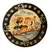 Foto de um(a) Antigo Prato Decorativo Porcelana Japonesa Oriental Imari, da categoria de Pratos Decorativos. Antigo prato oriental, em porcelana japonesa pintado à mão com linda pintura de ave em relevo. Diâmetro 26cm. Vendido no marketplace Trésors.