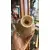 Foto de um(a) Antigo Pequeno Vaso Em Murano Italiano Millefiori Art Deco, da categoria de Vasos. Antigo e especial vasinho decorativo em Murano italiano tons de terracota, técnica texturizada de trabalho manual com flores... Mostrado de uma perspectiva diferente. Vendido no marketplace Trésors.