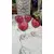 Foto de um(a) Antigo Conjunto Quatro Taças Copos Cristal Francês Vermelho, da categoria de Copos e taças. Antigo e preciso conjunto com quatro taças em cristal francês doublé vermelho rubi. Lapidação chique, discreta e muito... Mostrado de uma perspectiva diferente. Vendido no marketplace Trésors.