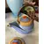 Foto de um(a) Antigo Conjunto de Chá Porcelana Art Deco, da categoria de Conjuntos de café e chá. Antigo e raro conjunto de chá, composto por três peças (bule, açucareiro e leiteira) em faiança/porcelana alemã. As cores... Mostrado de uma perspectiva diferente. Vendido no marketplace Trésors.