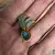Foto de um(a) Antigo Fino Broche Francês Banhado A Ouro Esmaltado À Mão, da categoria de Outros colecionáveis. Banhado a ouro. Muito bem conservado.Década de 1950/60 Aproximadamente 3cm. Mostrado de uma perspectiva diferente. Vendido no marketplace Trésors.