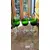 Foto de um(a) Antigo Trio De Taças Em Cristal Francês Verde Esmeralda, da categoria de Taças. Antigo trio de taças em cristal francês cor verde esmeralda. Lapidadas à mão.Medidas 11x6cm cada. Mostrado de uma perspectiva diferente. Vendido no marketplace Trésors.