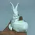 Foto de um(a) Antigo Bibelô Pequena Escultura Coelho Porcelana Herend, da categoria de Modelos e estatuetas. Antigo bibelô, pequena escultura colecionável em porcelana artística do estilo Art Deco representando casal de coelhos em... Mostrado de uma perspectiva diferente. Vendido no marketplace Trésors.