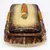 Foto de um(a) Antiga Caixa Biscoiteira Em Majolica Cerâmica Alemã, da categoria de Cestos e Caixas. Antiga caixa biscoiteira em cerâmica vitrificada/Majolica alemã. Período Art Deco. Década de 1950. Impecável.Medidas 11x21cm. Mostrado de uma perspectiva diferente. Vendido no marketplace Trésors.