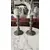 Foto de um(a) Antigo Par De Castiçal Candelabro Rústico Em Estanho, da categoria de Castiçais. Antigo par de castiçal em estanho trabalhado. Peças muito decorativas.Medidas 20x12cm cada. Mostrado de uma perspectiva diferente. Vendido no marketplace Trésors.