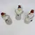 Foto de um(a) Antiga Coleção Garrafinhas Licor Francês Cazanove Bordeaux, da categoria de Garrafas, potes e jarros. Antiga coleção com 3 garrafinhas de licor Cazanove Bordeaux, em porcelana francesa. Altura 15cm cada. Mostrado de uma perspectiva diferente. Vendido no marketplace Trésors.