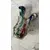 Foto de um(a) Antigo Diferente Vaso Jarro Art Deco Cactus Murano Italiano, da categoria de Vasos. Antigo e diferente vaso artístico em murano italiano colorido. Todo feito à mão, técnica de trabalho (bullicante) com bolhas... Mostrado de uma perspectiva diferente. Vendido no marketplace Trésors.