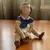 Foto de um(a) Antiga Escultura Bibelô Menina Porcelana B&g Bing Grondahl, da categoria de Escultura. B&G (Bing & Grondahl) - Denmark. Antigo bibelô artístico, escultura de menina brincando em porcelana dinamarquesa. Peça... Mostrado de uma perspectiva diferente. Vendido no marketplace Trésors.