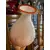 Foto de um(a) Antigo Vaso Jarro Art Deco Murano Italiano Leitoso Laranja, da categoria de Vasos. ~ Italy Glass ~Belíssimo vaso artístico em Murano branco leitoso com rajados em tons de laranja e vermelho. O bocal tem uma... Mostrado de uma perspectiva diferente. Vendido no marketplace Trésors.