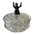 Foto de um(a) Antiga Caixa Decorativa Porta Joias Cristal E Pétit Bronze, da categoria de Porta-Jóias. Antiga caixa decorativa ou porta joias em cristal francês, pegador com figura em pétit bronze francês. Peça super diferente... Vendido no marketplace Trésors.