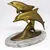 Foto de um(a) Antiga Escultura Art Deco De Golfinhos Em Bronze E Mármore, da categoria de Escultura. Antiga e decorativa escultura feita em bronze, representando salto de golfinhos, base em mármore italiano. Período Art Deco.... Mostrado de uma perspectiva diferente. Vendido no marketplace Trésors.
