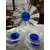 Foto de um(a) Antigos Pratos De Sobremesa Art Deco Cristal D Arques Paris, da categoria de Jogos de pratos. ~ Cristal d’Arques Paris ~Antigo e finíssimo conjunto para servir tortas e sobremesas em cristal francês doublé na cor azul,... Mostrado de uma perspectiva diferente. Vendido no marketplace Trésors.