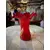 Foto de um(a) Antigo Grande Legítimo Vaso Murano Italiano Vermelho A. Deco, da categoria de Vasos. ~ Italy Glass ~Antigo e grande vaso artístico em Murano Italiano soufflé gomado com a borda plissada, cor vermelho rubi com... Mostrado de uma perspectiva diferente. Vendido no marketplace Trésors.