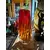Foto de um(a) Antigo Raro Vaso Murano Italiano Seguso Alfredo Barbini, da categoria de Vasos. Cores e formas fascinantes!Antigo e pesado vaso em murano retorcido em tons degradê vermelho e âmbar, atribuído a Alfredo... Mostrado de uma perspectiva diferente. Vendido no marketplace Trésors.