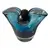 Foto de um(a) Antigo Vaso Decorativo Em Murano Italiano Azul Art Deco, da categoria de Vasos. Antigo e muito diferente vaso “gota” em Murano italiano na cor azul. Ele tem um formato icônico, com essa divisão da gota no... Vendido no marketplace Trésors.