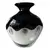Foto de um(a) Antigo Vaso Art Deco Murano Italiano Leitoso Preto E Branco, da categoria de Vasos. Antigo vaso em Murano italiano leitoso. Peça artística, ricamente feita à mão. Técnica de trabalho Bullicante com bolhas... Vendido no marketplace Trésors.