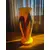 Foto de um(a) Antigo Vaso Jarro Murano Italiano Pâte De Verre Art Deco, da categoria de Vasos. ~ Pâte de Verre ~Antigo e icônico vaso artístico em Murano amarelo com rajados, trabalho manual com lindo brilho natural, as... Mostrado de uma perspectiva diferente. Vendido no marketplace Trésors.