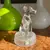 Foto de um(a) Antiga Escultura De Cachorro Art Deco Em Cristal Francês, da categoria de Escultura. Luminarc - Verrerie D’arques, France. Antiga escultura artística representando cachorro lapidado em cristal francês de... Mostrado de uma perspectiva diferente. Vendido no marketplace Trésors.