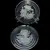 Foto de um(a) Antigo Raro Par Pratos Decorativos Cristal Francês Assinados, da categoria de Pratos Decorativos. Antigo e lindo par de pratos decorativos, em cristal francês, decoração floral lapidada à mão com bastante riqueza de... Mostrado de uma perspectiva diferente. Vendido no marketplace Trésors.