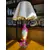 Foto de um(a) Antigo Abajur Luminária Rosa Porcelana Francesa Limoges, da categoria de Abajures. ~ Limoges ~Antigo e lindo abajur em porcelana artística francesa, decoração com cena galante Fragonard e filetes de 18k.... Mostrado de uma perspectiva diferente. Vendido no marketplace Trésors.