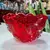 Foto de um(a) Antigo Centro Bowl Vaso Cactus Murano Italiano Art Deco, da categoria de Vasos. Antigo centro de mesa/vaso ou floreira em Murano Italiano vermelho rubi, formato super diferente e versátil, peça toda feita... Mostrado de uma perspectiva diferente. Vendido no marketplace Trésors.