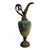 Foto de um(a) Antiga Ânfora Jarro Decorativo Pétit Bronze Opalina Francesa, da categoria de Vasos e recipientes. Antiga e grande jarra decorativa com estrutura em metal trabalhado e parte central em opalina francesa pintada à mão. Peça... Mostrado de uma perspectiva diferente. Vendido no marketplace Trésors.