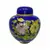 Foto de um(a) Antigo Vaso Potiche Chinês Oriental Em Bronze Cloisonné, da categoria de Vasos e recipientes. Antigo e majestoso potiche bojudo em metal Cloisonné. Peça imponente, com bastante riqueza de detalhes, linda cor azul royal... Vendido no marketplace Trésors.