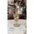 Foto de um(a) Antiga Garrafa Licoreira com Alça Vidro Veneziano Art Nouveau, da categoria de Garrafas. Antiga e belíssima garrafa licoreira em finíssimo vidro artístico veneziano. Base translúcida e o corpo satiné, decoração... Mostrado de uma perspectiva diferente. Vendido no marketplace Trésors.