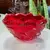 Foto de um(a) Antigo Centro Bowl Vaso Cactus Murano Italiano Art Deco, da categoria de Vasos. Antigo centro de mesa/vaso ou floreira em Murano Italiano vermelho rubi, formato super diferente e versátil, peça toda feita... Mostrado de uma perspectiva diferente. Vendido no marketplace Trésors.