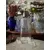 Foto de um(a) Antiga Jarra Claret Jug Galheteiro Cristal Francês Art Deco, da categoria de Jarros. Antiga e fina jarrinha "claret jug" em cristal francês com primorosa lapidação feita à mão, diferente decoração com trevos... Mostrado de uma perspectiva diferente. Vendido no marketplace Trésors.