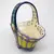 Foto de um(a) Antiga Cesta Art Nouveau Faiança Majolica Tcheca Eichwald, da categoria de Cestos e Caixas. Eichwald, importante manufatura fundada em 1871. Antiga e rara cesta em majolica/faiança tcheca, linda coloração e decoração... Mostrado de uma perspectiva diferente. Vendido no marketplace Trésors.