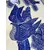 Foto de um(a) Antigo Prato Medalhão Porcelana Japonesa Imari Azul E Branco, da categoria de Pratos Decorativos. ~ Imari Blue and White ~ A celebre porcelana japonesa. Antigo e grande prato/medalhão em porcelana artística pintado à mão.... Mostrado de uma perspectiva diferente. Vendido no marketplace Trésors.