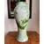 Foto de um(a) Antigo Raro Vaso Jarro Flores Art Nouveau Majólica Francesa, da categoria de Vasos. Antigo vaso artístico em majólica francesa, lindas cores em tons de verde e decoração floral em relevo. Período Art Nouveau.... Mostrado de uma perspectiva diferente. Vendido no marketplace Trésors.